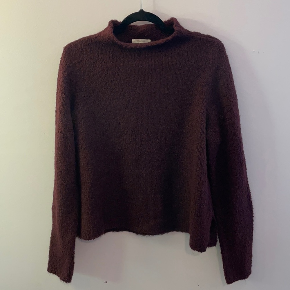 Mock neck sweater